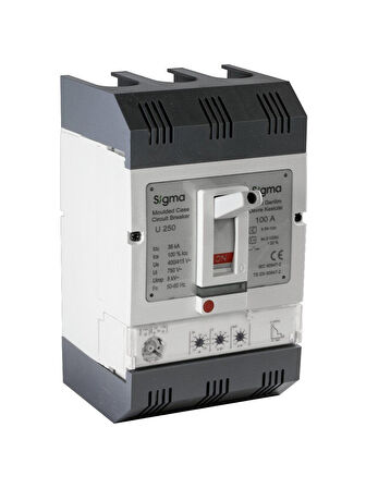 Sigma 3K630630 3X630A 36KA Termik Manyetik Şalter 500-630A Ayarlı
