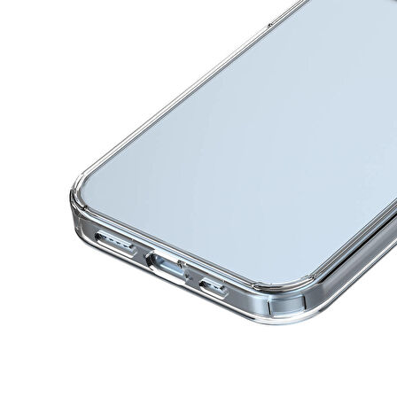iPhone 15 Plus Kılıf Şeffaf Lüx Ultra Koruma Silikon