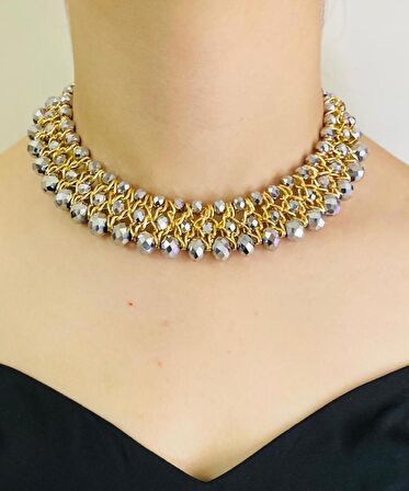 Ferrucci Rosegold Çelik Kadın Kol Saat+El Yapımı Kristal Taşlı Kolye