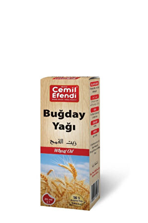 cemilefendi  %100 Doğal Buğday Yağı Soğuk Sıkım 20ml