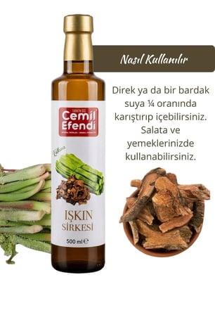 Işkın Kökü Sirkesi 500 ml