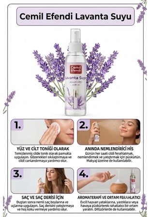 Lavanta Suyu 125 ml