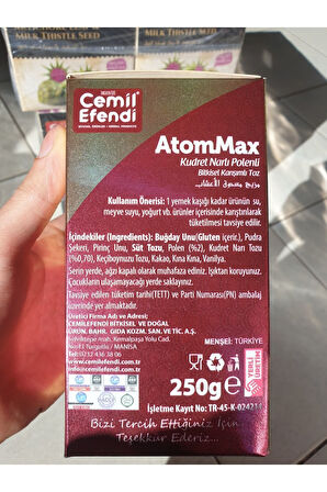 Cemilefendi Atommax 250gr