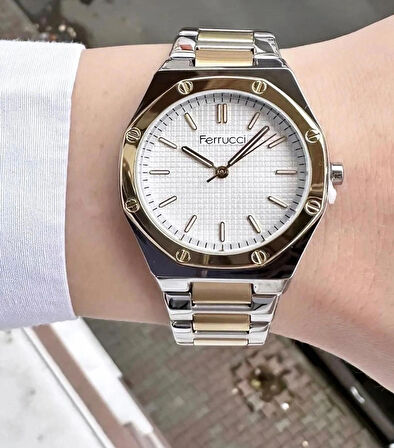 Ferrucci Çelik Kordon Şık Kadın Kol Saati