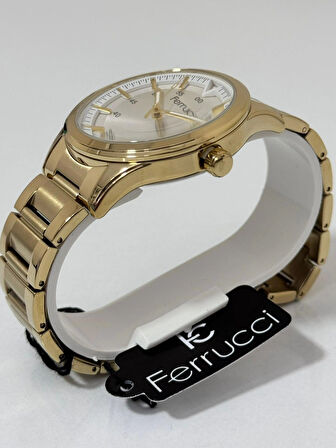 FERRUCCİ ERKEK KOL SAATİ ÇELİK KASA 30 METRE SUYA DAYANIKLI