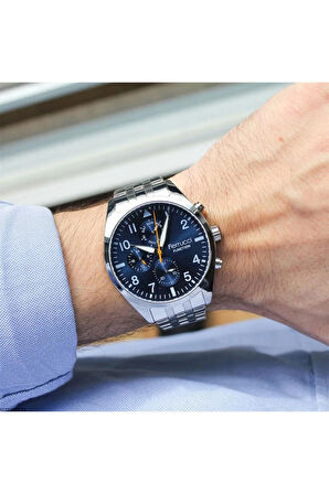 Ferrucci Çelik Kordon Takvimli&Fonksiyonlu Erkek Kol Saati