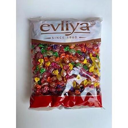 Evliya Bonbon Elmas Sert Atıştırmalık İkramlık  Bayram Şekeri 1KG