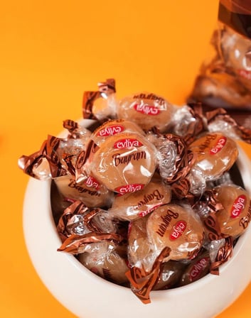 Evliya Şekerleme Bayram Sütlü Bonbon Şeker 350 gr