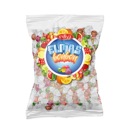 Elmas Bonbon Meyve Aromalı Sert Şekerleme 500 g