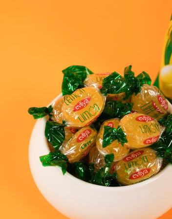 Lemon Limon Aromalı Sert Şeker 350 Gr.