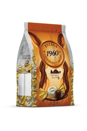 Evliya 1960 Caramel Dolgulu Çikolata Quadro Poşet 1 Kg.