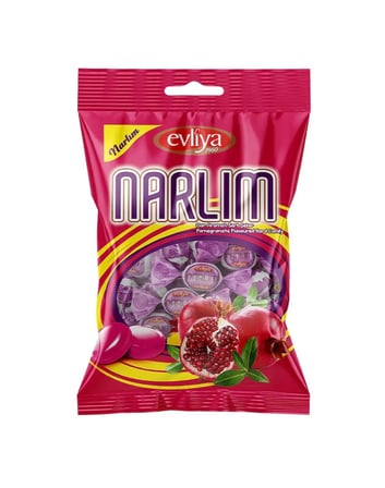 Evliya Şekerleme Narlı Sert Şeker 350 Gr.