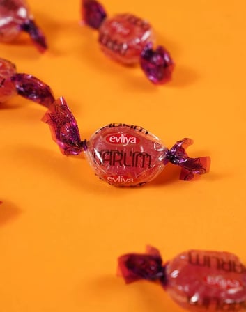 Evliya Şekerleme Narlı Sert Şeker 350 Gr.