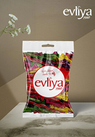 EVLİYA - TOFİŞ MİNİ MEYVELİ YUMUŞAK ŞEKER 1KG