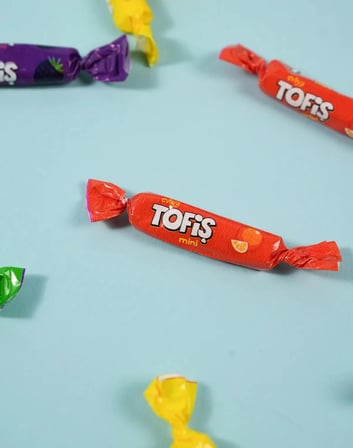 Evliya Şekerleme- Tofiş Mini Meyveli Yumuşak Şeker 1000G