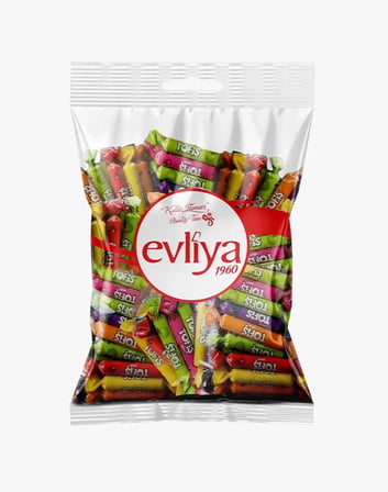 Evliya Şekerleme- Tofiş Mini Meyveli Yumuşak Şeker 1000G