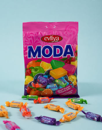 Moda Meyve Aromalı Yumuşak Şeker 350gr