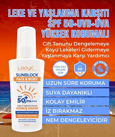 Spf 50+ Koruma Ve Bakım Çocuk Güneş Kremi 125 Ml Yüksek Güneş Koruyucu