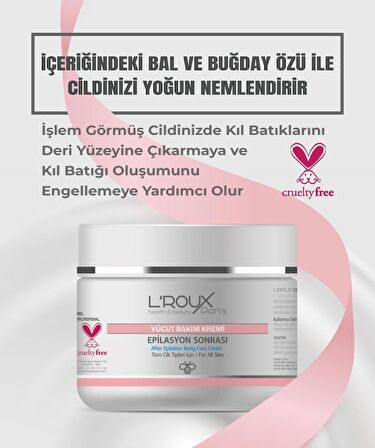 Lazer Epilasyon Ve Ağda Sonrası Için Onarıcı Yatıştırıcı Cilt Bakım Kremi (BATIK KREMİ) 100 ml