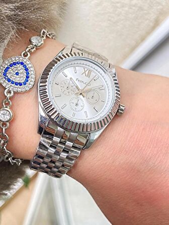 Ferrucci Rolex Kasa Yeni Sezon 1. Sınıf Çelik Kadın Kol Saat