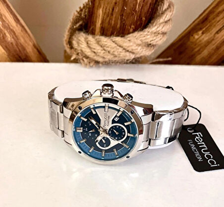 Ferrucci Spor Şık Model Fonksiyonlu&Takvimli Erkek Kol Saat+Bileklik