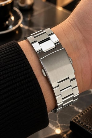 Ferrucci Fonksiyonları Aktif Gümüş&Lacivert Renk Çelik Kordon Erkek Kol Saati 43 mm Çap