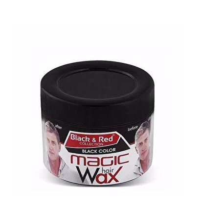 Black and Red Magic Wax 100 ml Siyah