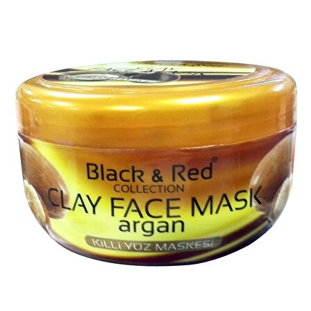 Black and Red Killi Yüz Maskesi 400 ml Argan