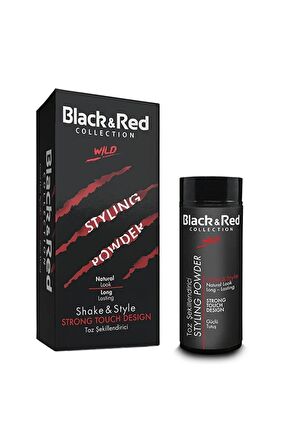 Black & Red Natural Ultra Strong Toz Şekillendirici 20 gr