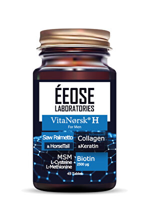 Eeose Vitanorsk H For Men (saç Dökülmesine Karşı, 45 Tablet)