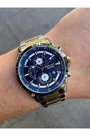 Ferrucci Full Fonksiyon Takvimli Erkek Kol Saati Çelik Kordon&Kasa