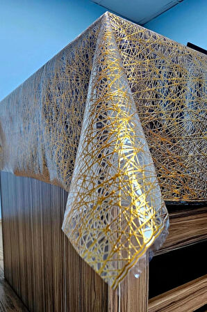 Hasır Pvc deliksiz Şeffaf kaplama Masa Örtüsü Su Geçirmez Kolay Silinebilir Lüks Muşamba