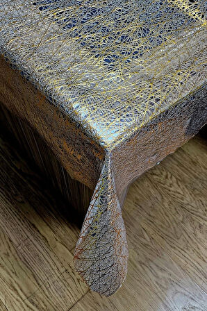 Hasır Pvc deliksiz Şeffaf kaplama Masa Örtüsü Su Geçirmez Kolay Silinebilir Lüks Muşamba