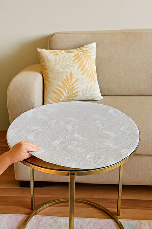 3’lü Sehpa Örtüsü Seti Kaymaz Leke Tutmaz Şık Modern Tasarım Salon ve Oturma Odası Lüks Çeyizlik