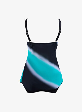 Bellisa Mavi - Siyah Kadın Tankini 251010