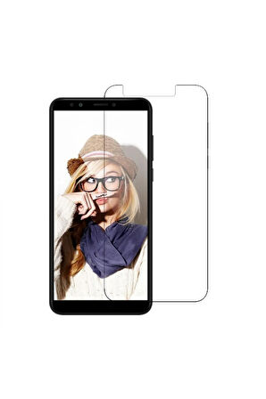 Huawei Y7 2018 Uyumlu Kılıf Dostu Cam Ekran Koruyucu