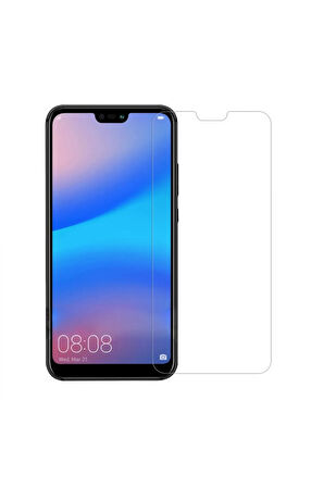 Huawei P20 Uyumlu Kılıf Dostu Cam Ekran Koruyucu