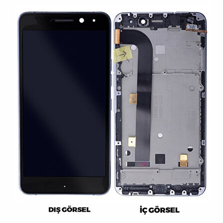 Teknonet General Mobile GM5 Plus Uyumlu Org Lcd+Dokunmatik+Çıtalı VR-9634