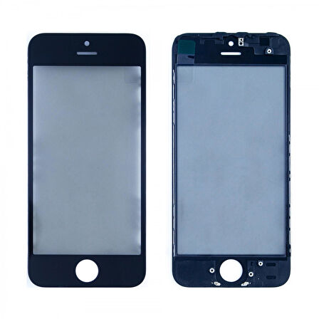 Teknonet Apple iPhone 5S Uyumlu Dokunmatik Lens + Oca + Polarize + Çerçeve VR-9713