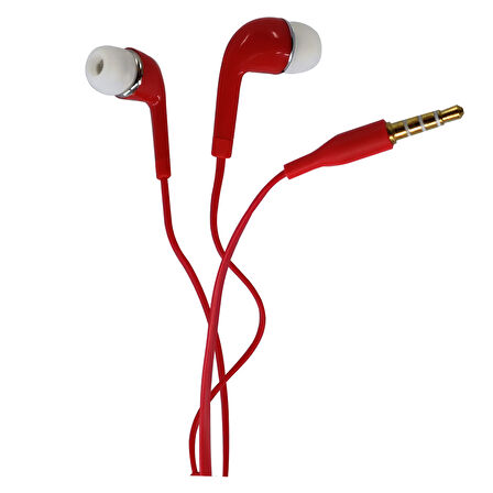Nettech NT-112 3.5 Jack Girişli Kulak İçi Kulaklık (Kırmızı)