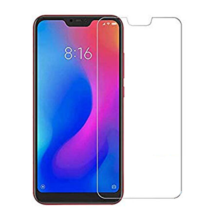 Xiaomi Redmi 6 Pro Uyumlu Şeffaf Temperli Cam Ekran Koruyucu