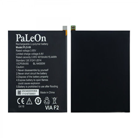 Teknonet Casper Via F2 Uyumlu Paleon PLO-099 4000 MAh Batarya NT-27149