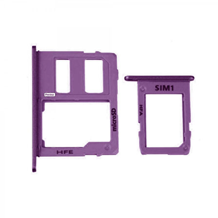 Teknonet Samsung Galaxy J600 J6 Uyumlu Hafıza Kart + Sim Metali VR-12964