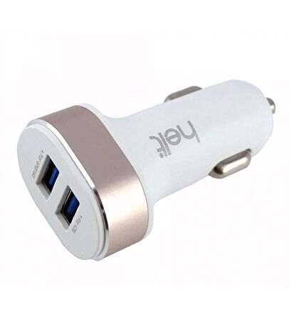 Helt HT-16 2100 mA 2 Çıkışlı Araç Şarj Cihazı + Micro Usb Kablo