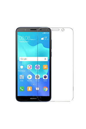 Huawei Y5 2018 Uyumlu Kılıf Dostu Cam Ekran Koruyucu