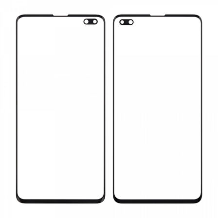 Teknonet Samsung Galaxy S10 Plus Uyumlu Dokunmatik Lens + Oca VR-14339