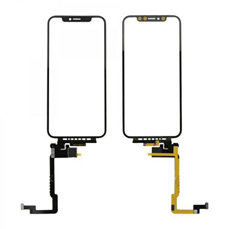 Teknonet Apple iPhone X Uyumlu Dokunmatik Lens + Filmli VR-14368