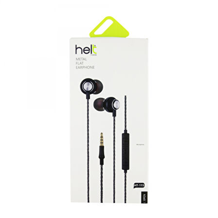 Helt HT-115 3.5 Jack Girişli Kulak İçi Kulaklık (Siyah)