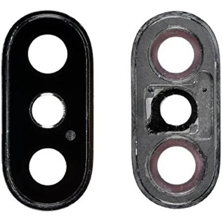 Teknonet Apple iPhone XS Max Uyumlu Çerçeveli Kamera Camı VR-16862