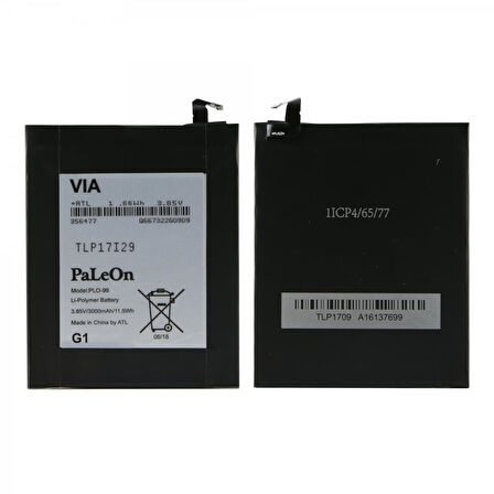 Teknonet Casper Via G1 Uyumlu Paleon NT-30257 3000 MAh Batarya NT-30257